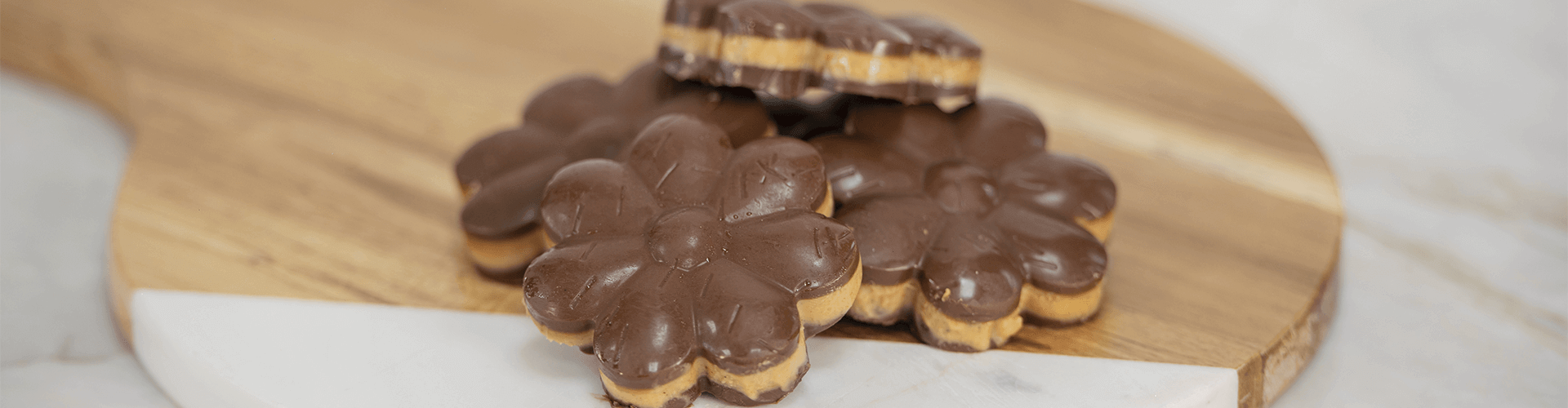 receita de bombom de chocolate e pasta de amendoim