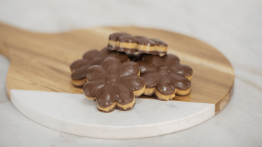 receita de bombom de chocolate e pasta de amendoim