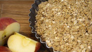 receita de crumble de maçã