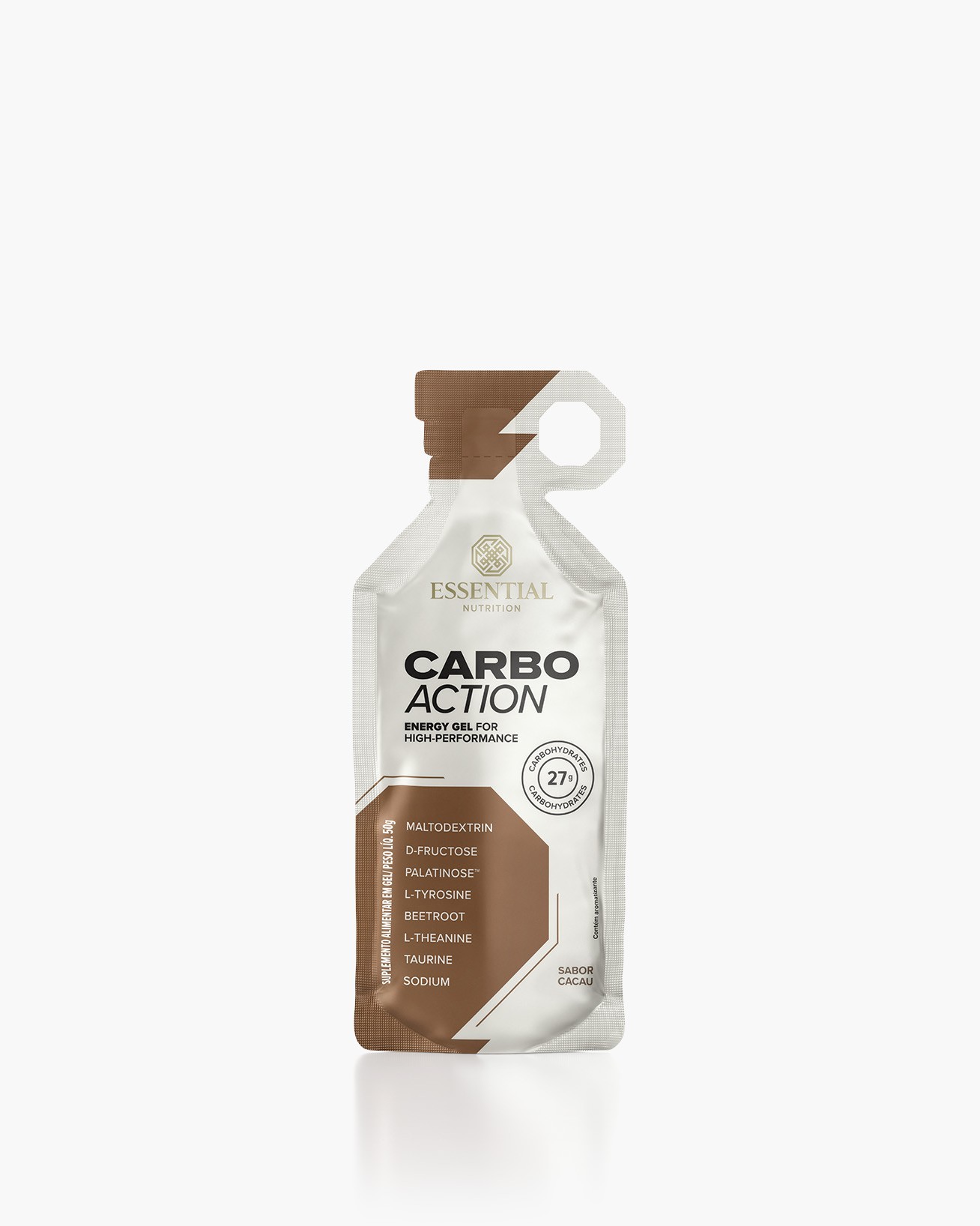 Gel de Carboidrato Cacau sem Cafeína com 27g de Carbo