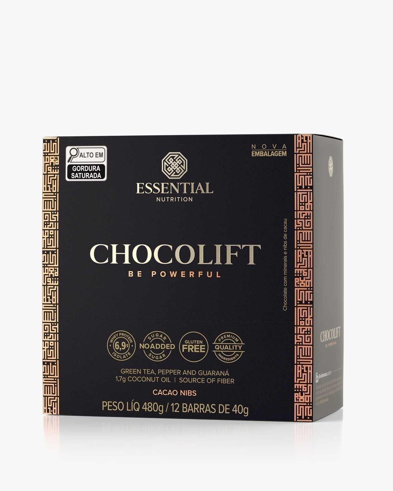 Embalagem do Chocolift Be Powerful