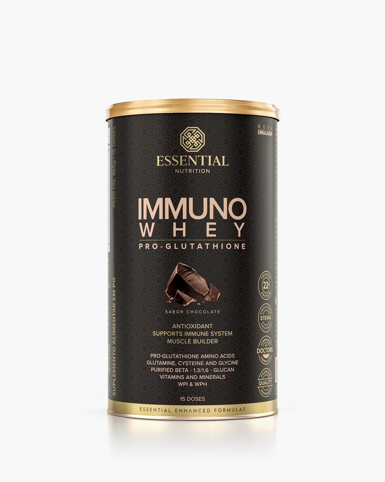 Embalagem do Immuno Whey Chocolate