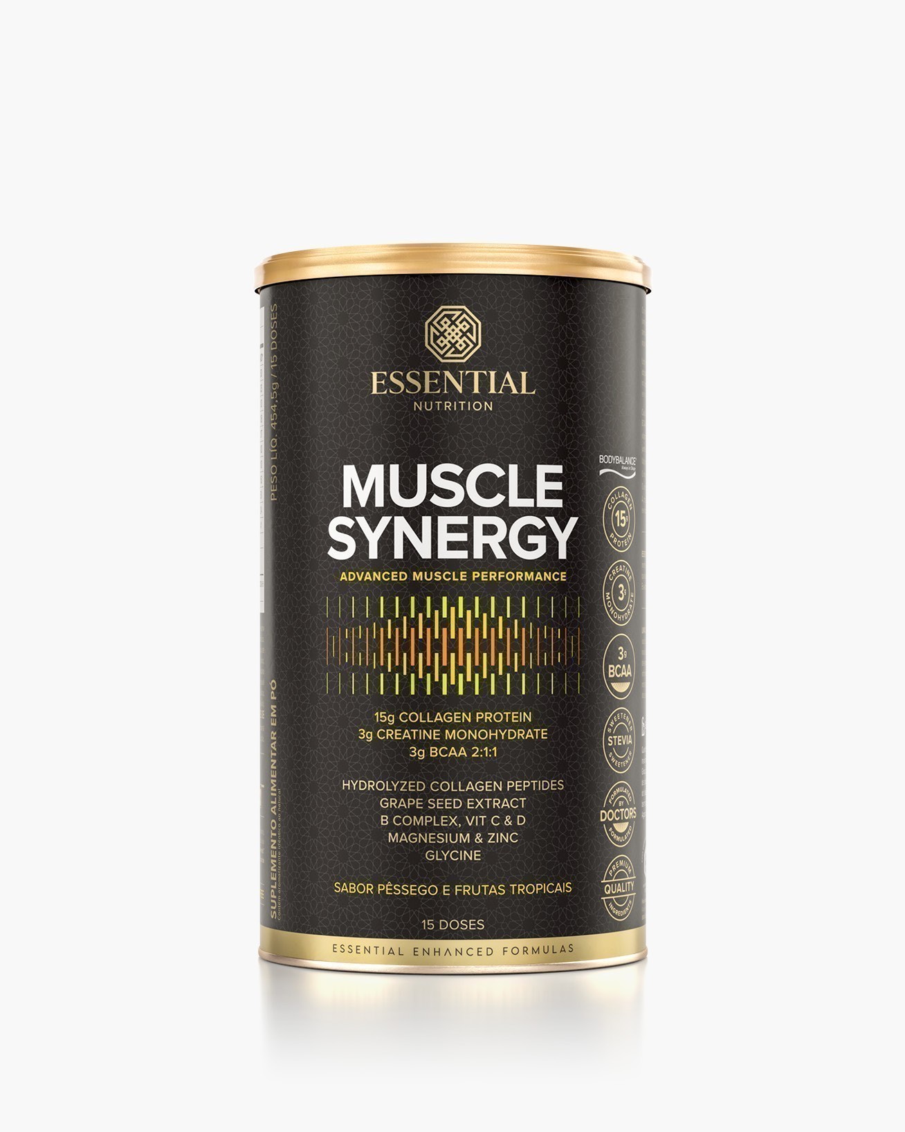 Muscle Synergy - Creatina com Colágeno e BCAA