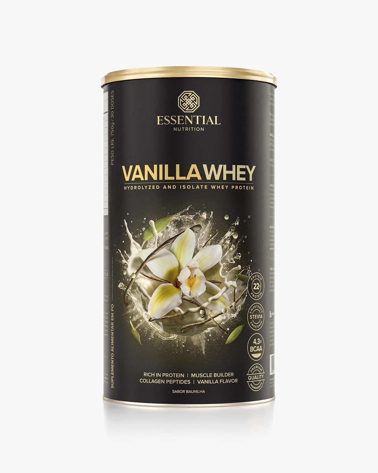 Embalagem do Vanilla Whey